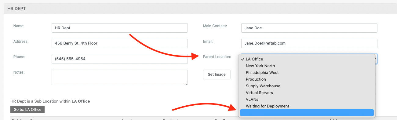 How to edit Locations and Sub Locations? | Reftab Blog